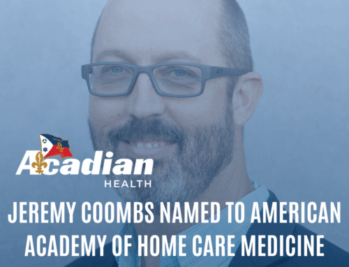 Acadian Health’s Senior Director, Jeremy Coombs, Named to AAHCM Board of Directors
