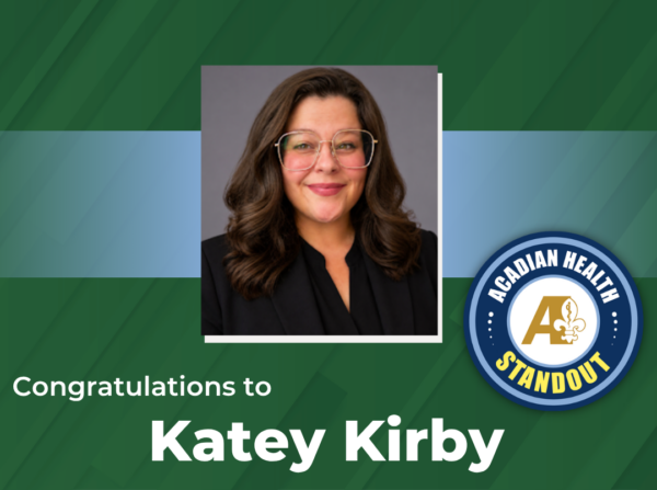 Acadian Health Standout Katey Kirby